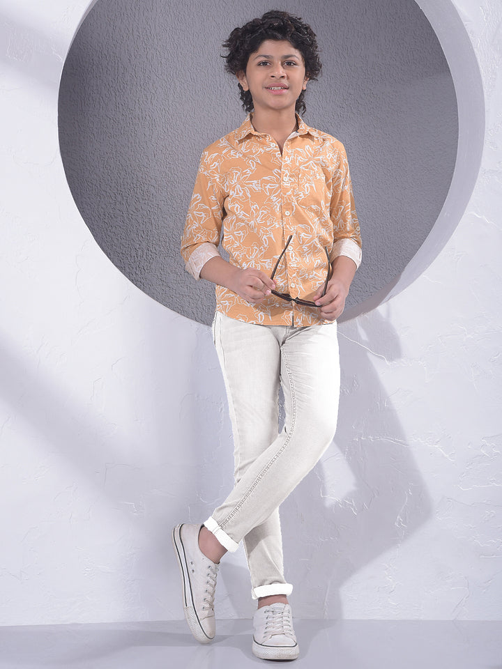 Mist Grey Contemporary Street Jeans