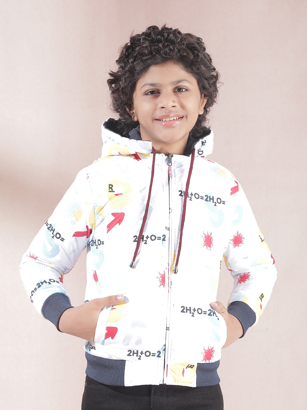 Colorblock Hooded Puffer Jacket