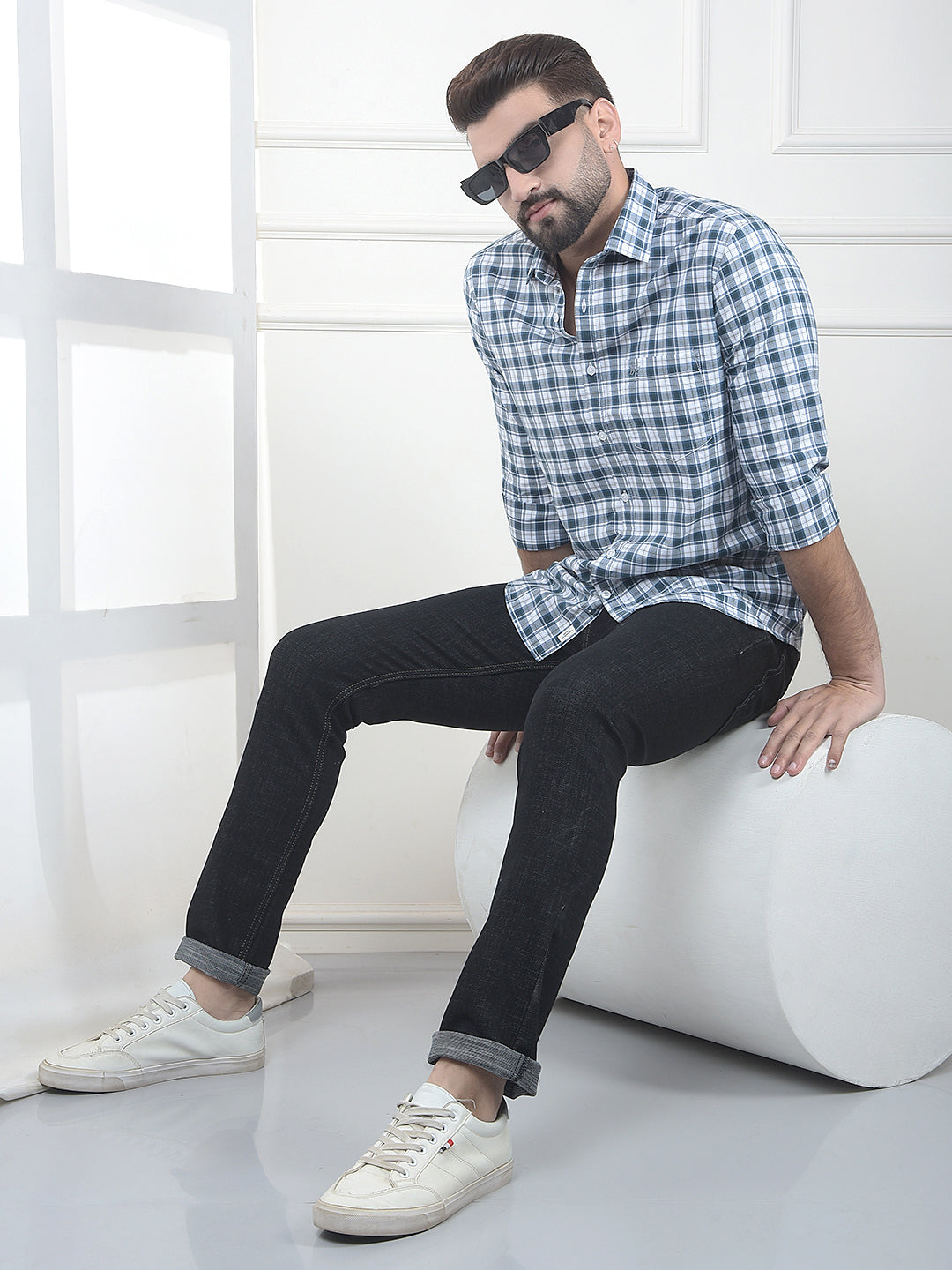 Jet Black Stretch Jeans