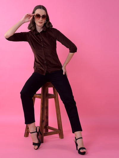 Modern Brown Shirt