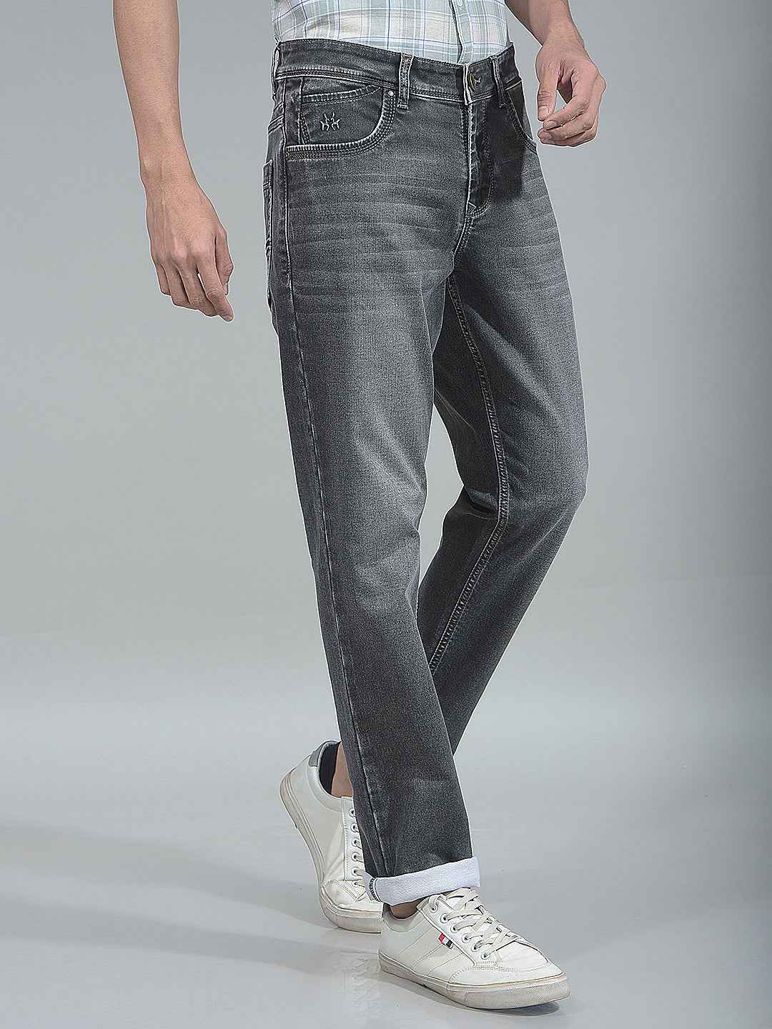 Smoke Grey Modern City Jeans