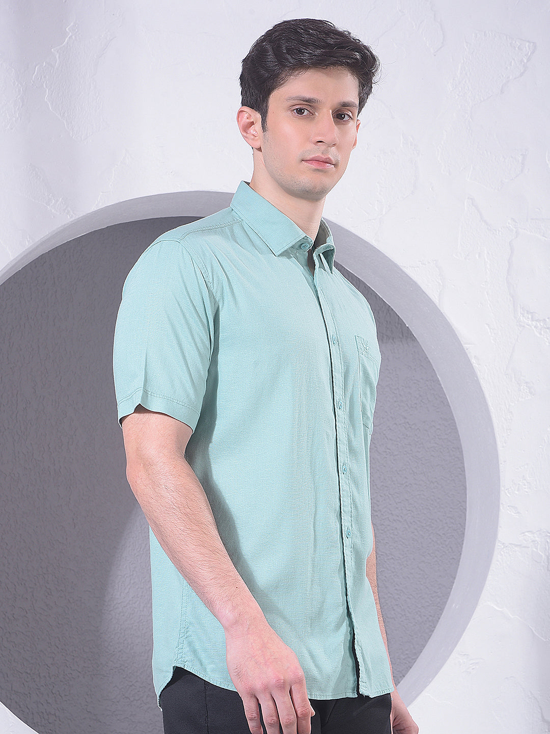 Fresh Green Linen Shirt