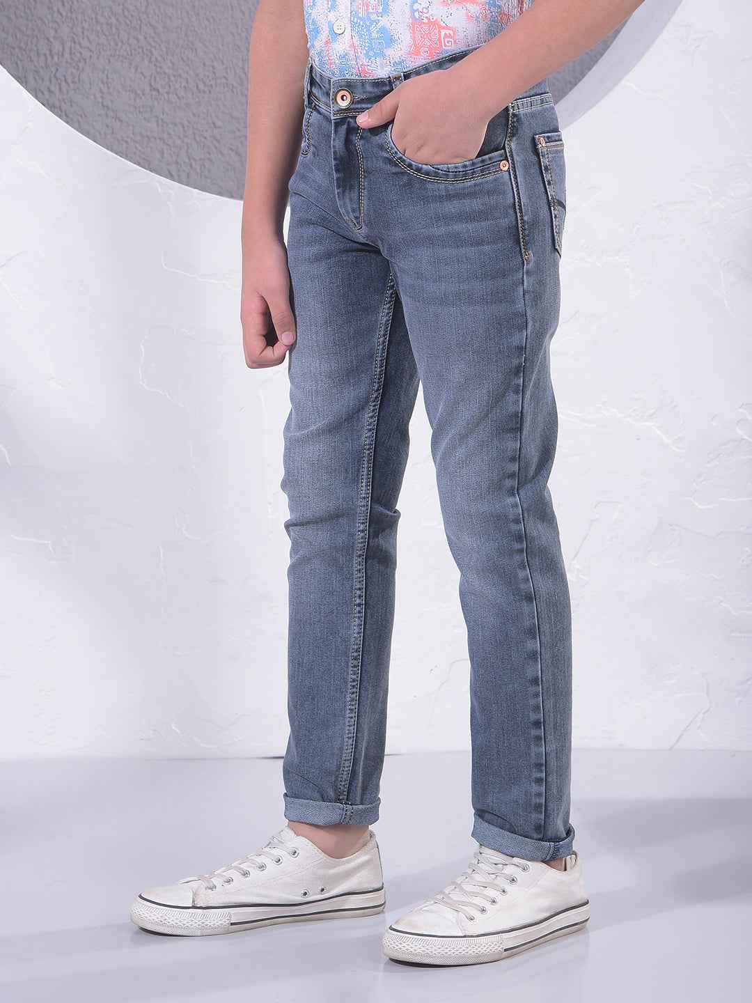 Classic Blue Casual Jeans