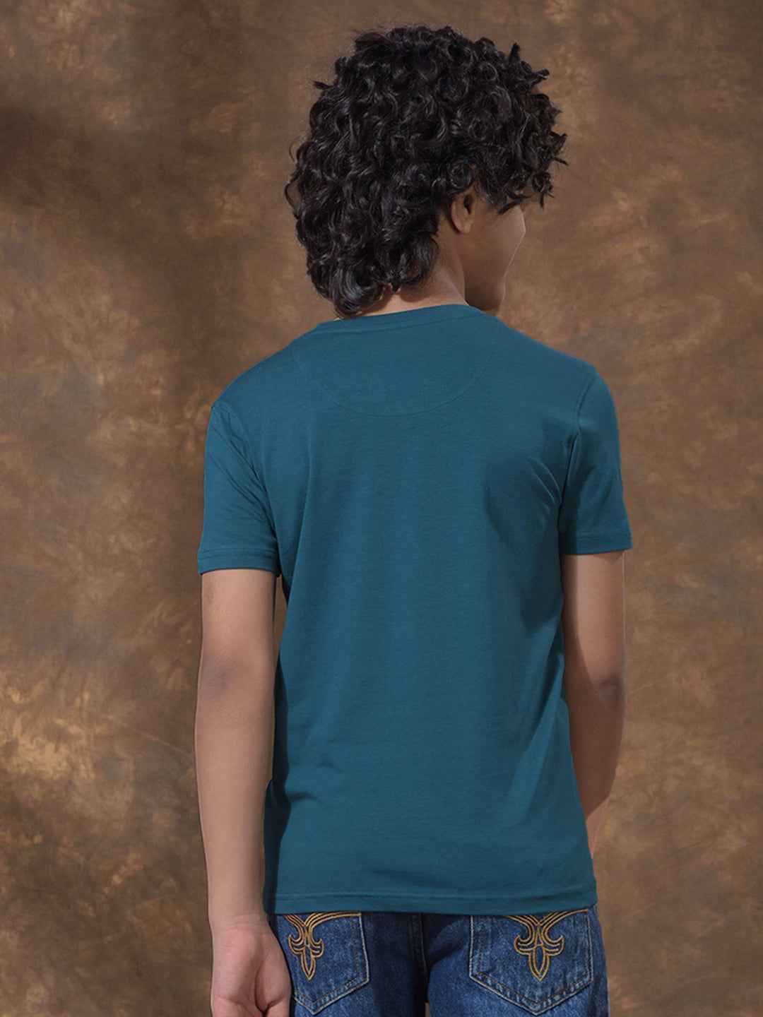 Green Typographic Print T-Shirt