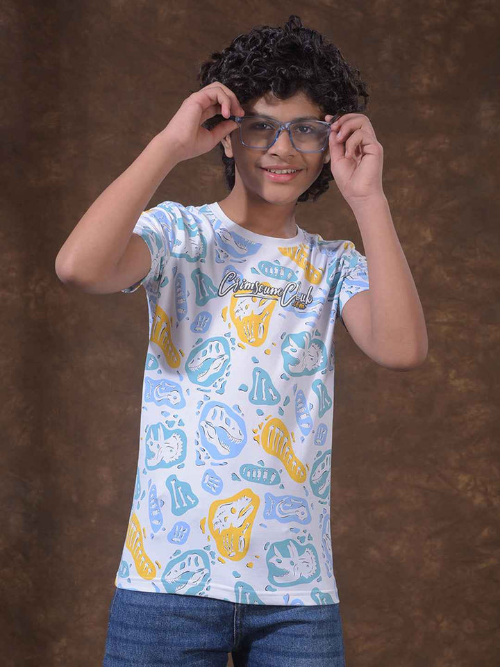 Multi-Color Printed T-Shirt