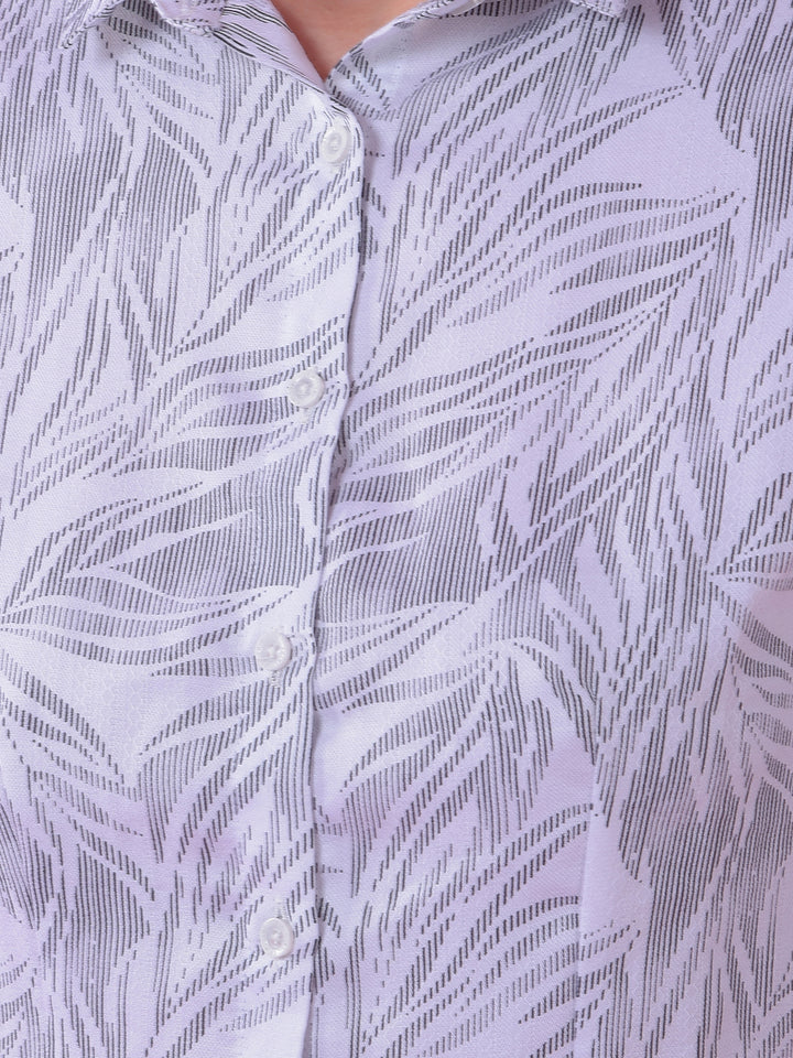 White Printed Shirt