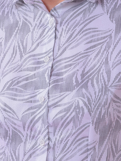 White Printed Shirt