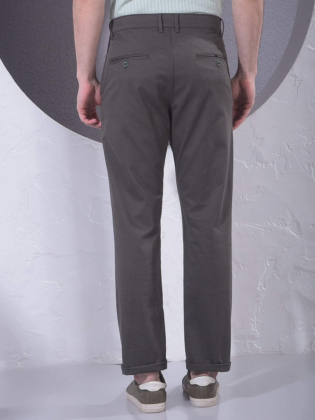 Smart Olive Trousers