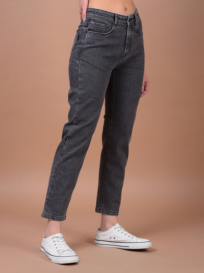 Black Straight Jeans