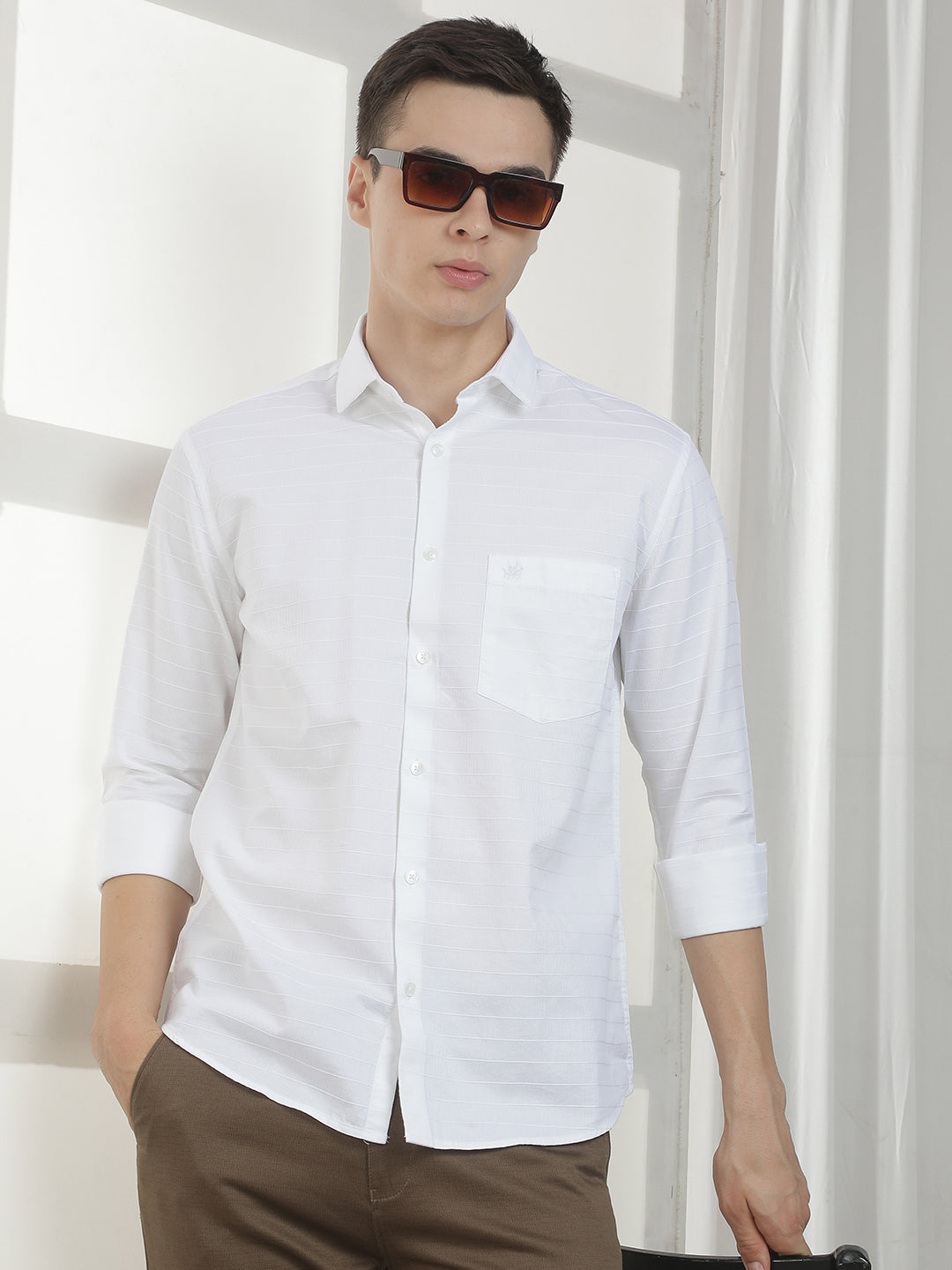 Relaxed Clean White Shirt
