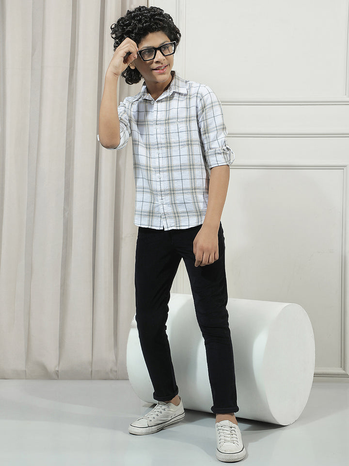Navy Cotton Stretchable Corduroy Trousers