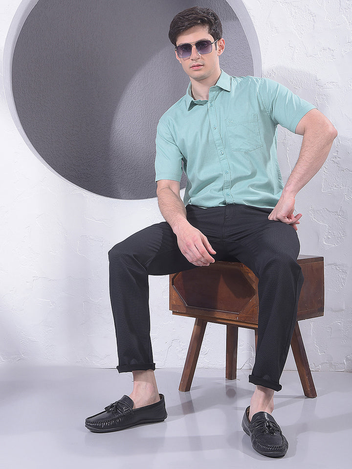 Fresh Green Linen Shirt