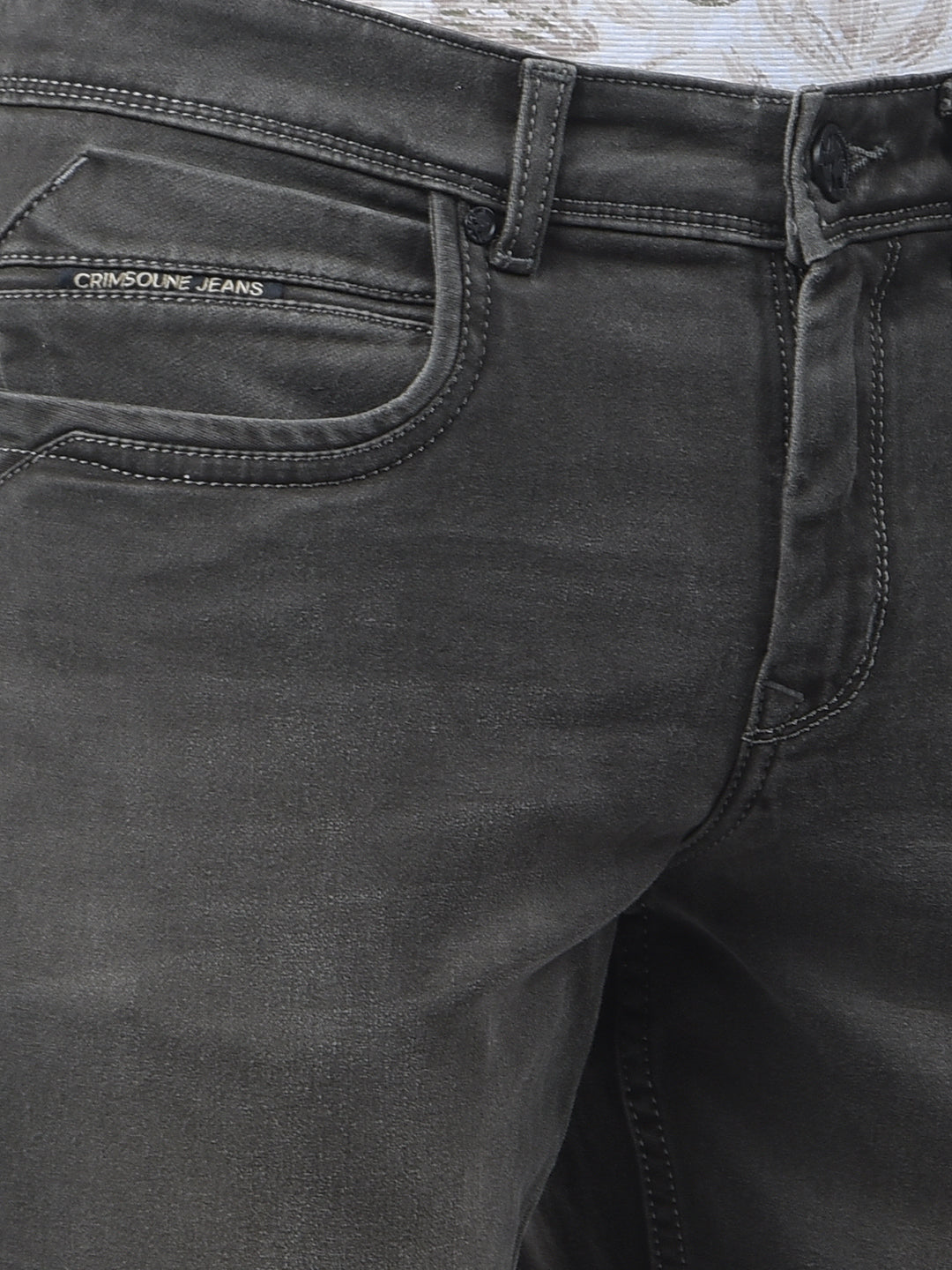 Grey Jeans-Men Jeans-Crimsoune Club