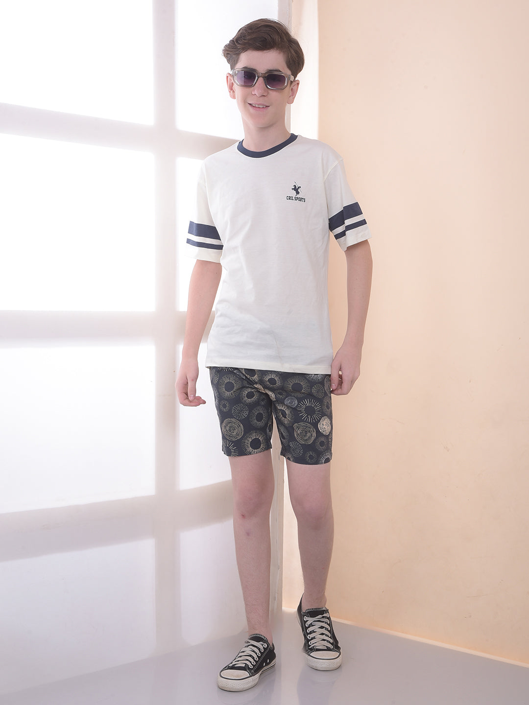 Black 100% Cotton Graphic Print Boxers