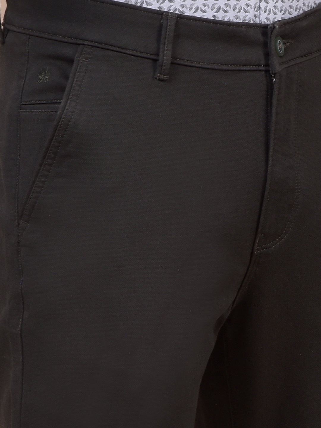 Clean Look Olive Trousers