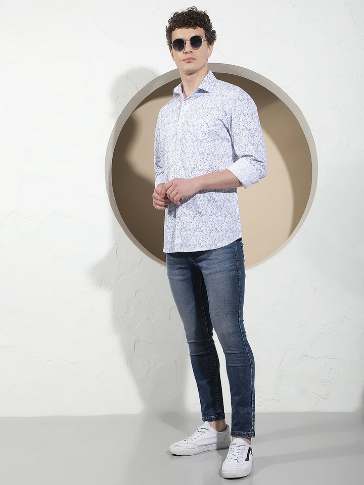 Relaxed Cobalt Blue Skinny Jeans