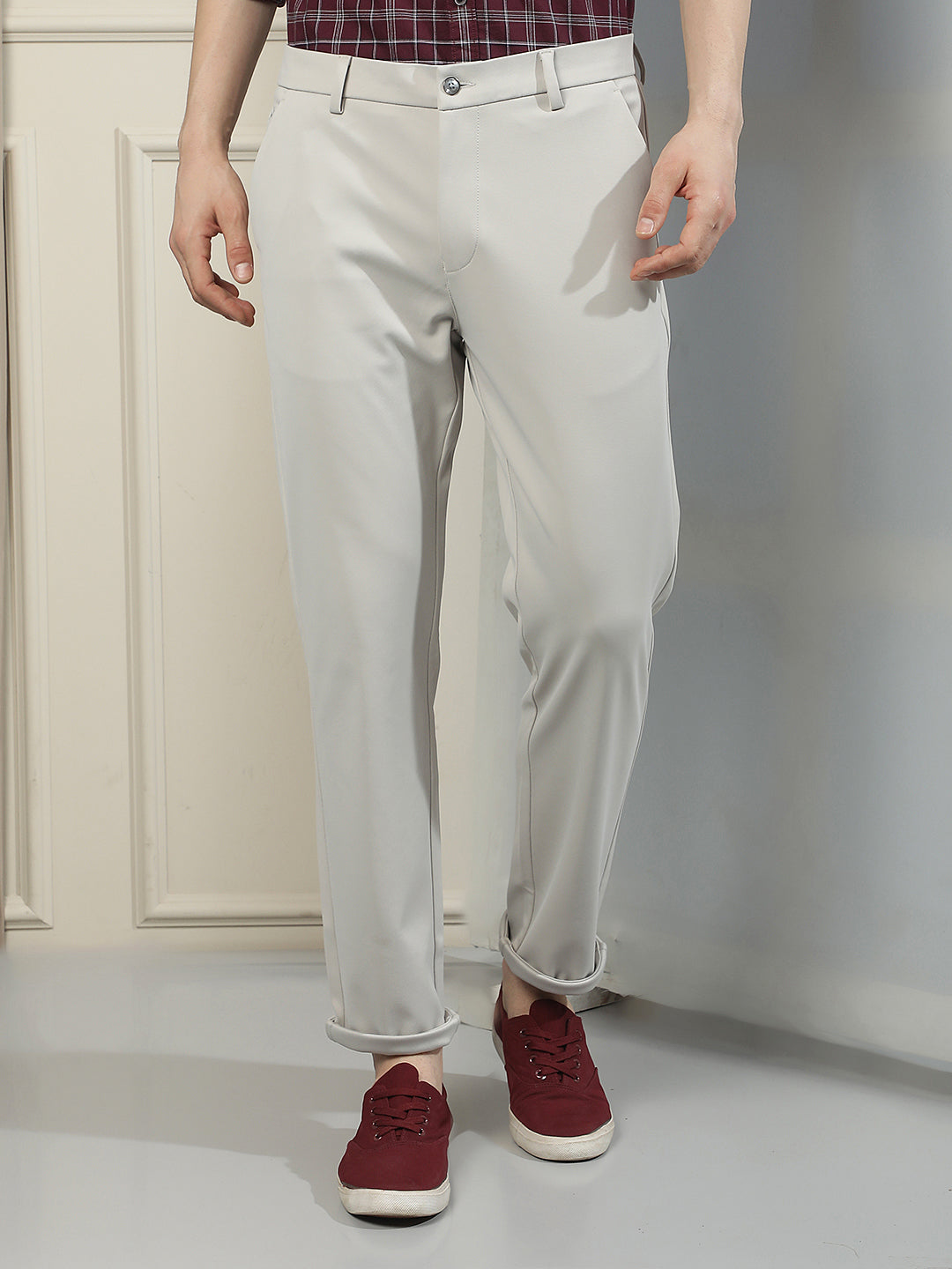 Pearl Cream Knitted Trousers