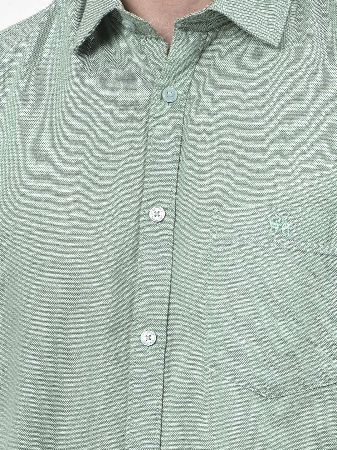 Green 100% Cotton Shirt