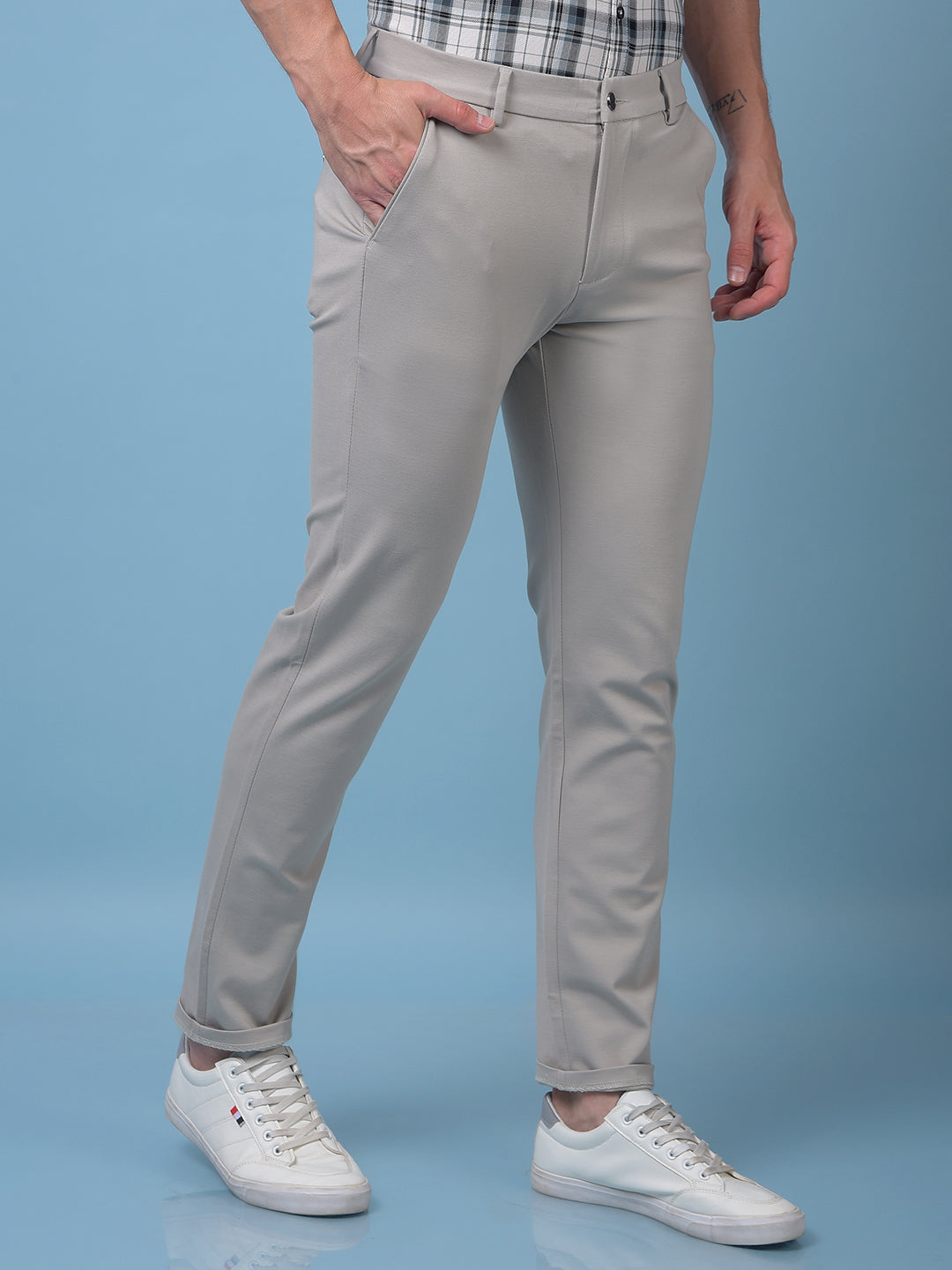 Vivid Grey Trousers