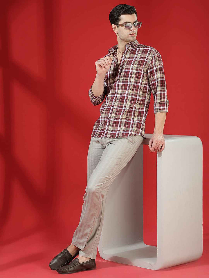 DashBrown Checked Shirt