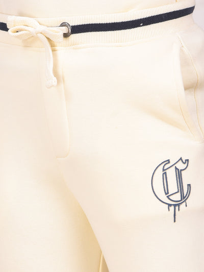 Cream Joggers with Relaxed Urban Comfort