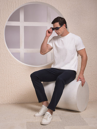 Classic White Jacquard T-Shirt