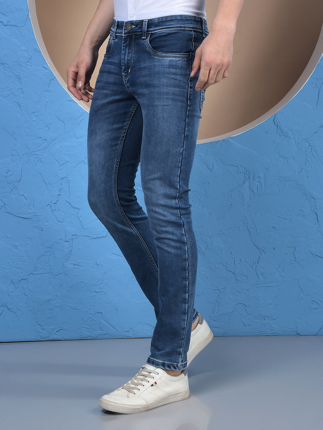 Blue Jeans-Men Jeans-Crimsoune Club