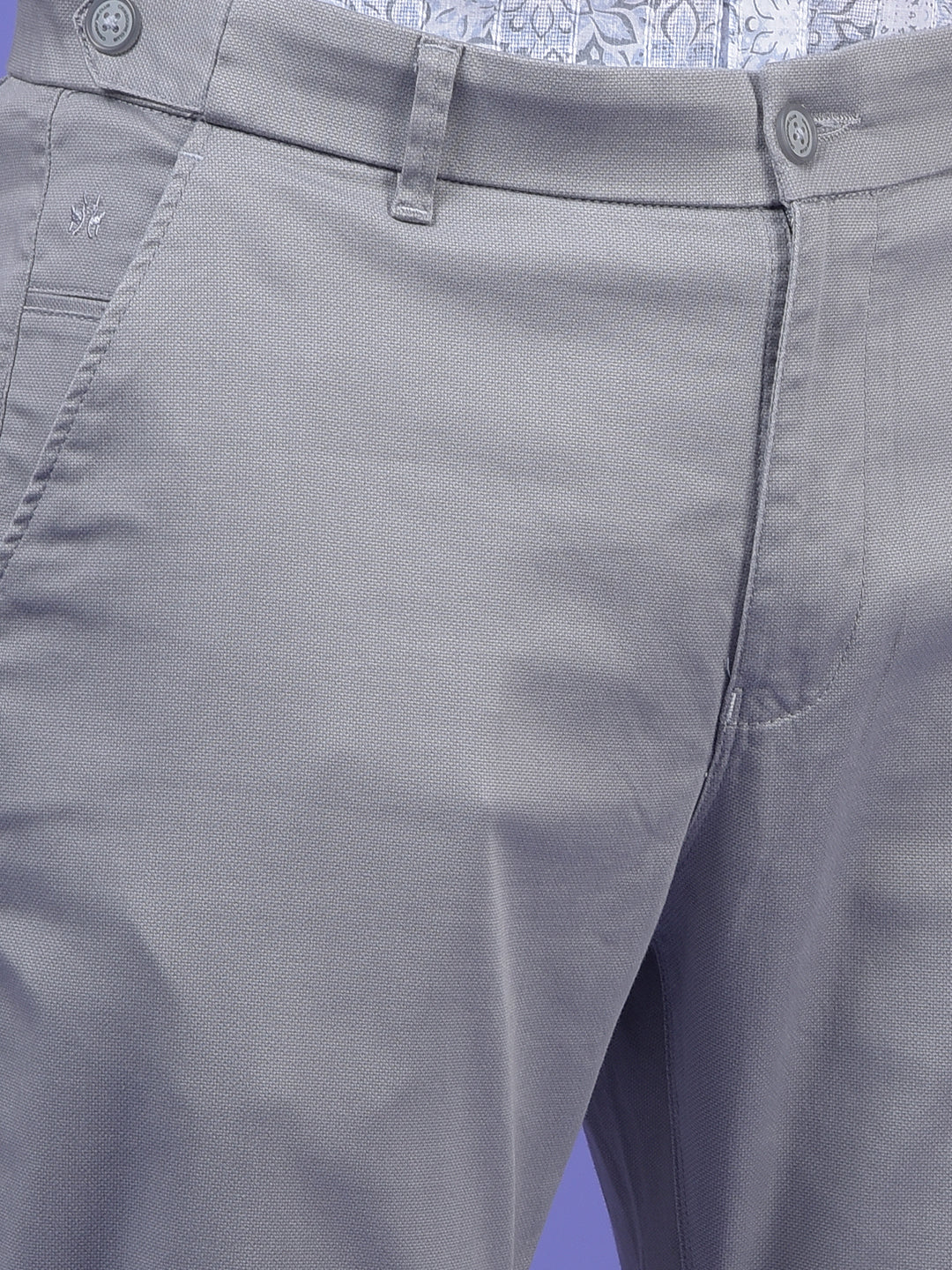 Clean Look Grey Trousers