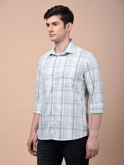 Multi-Color Checked 100% Cotton Shirt
