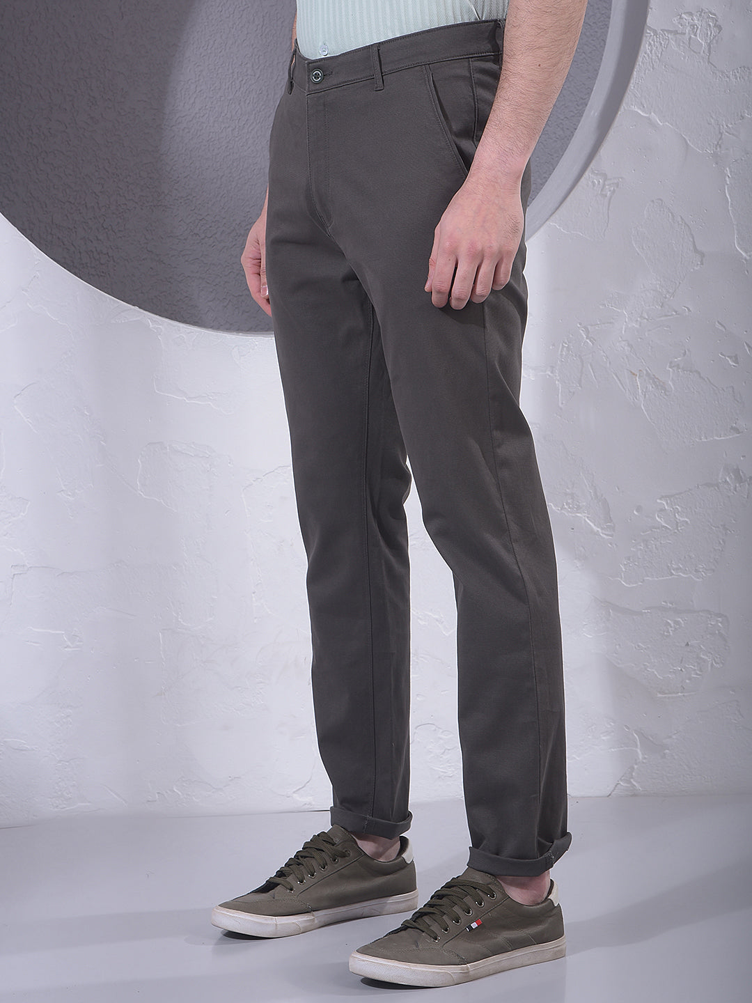 Smart Olive Trousers