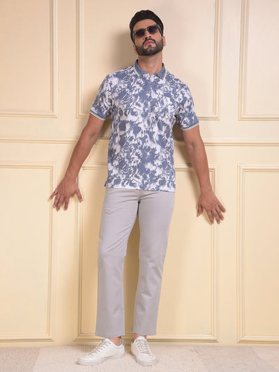 Grey Straight Trousers