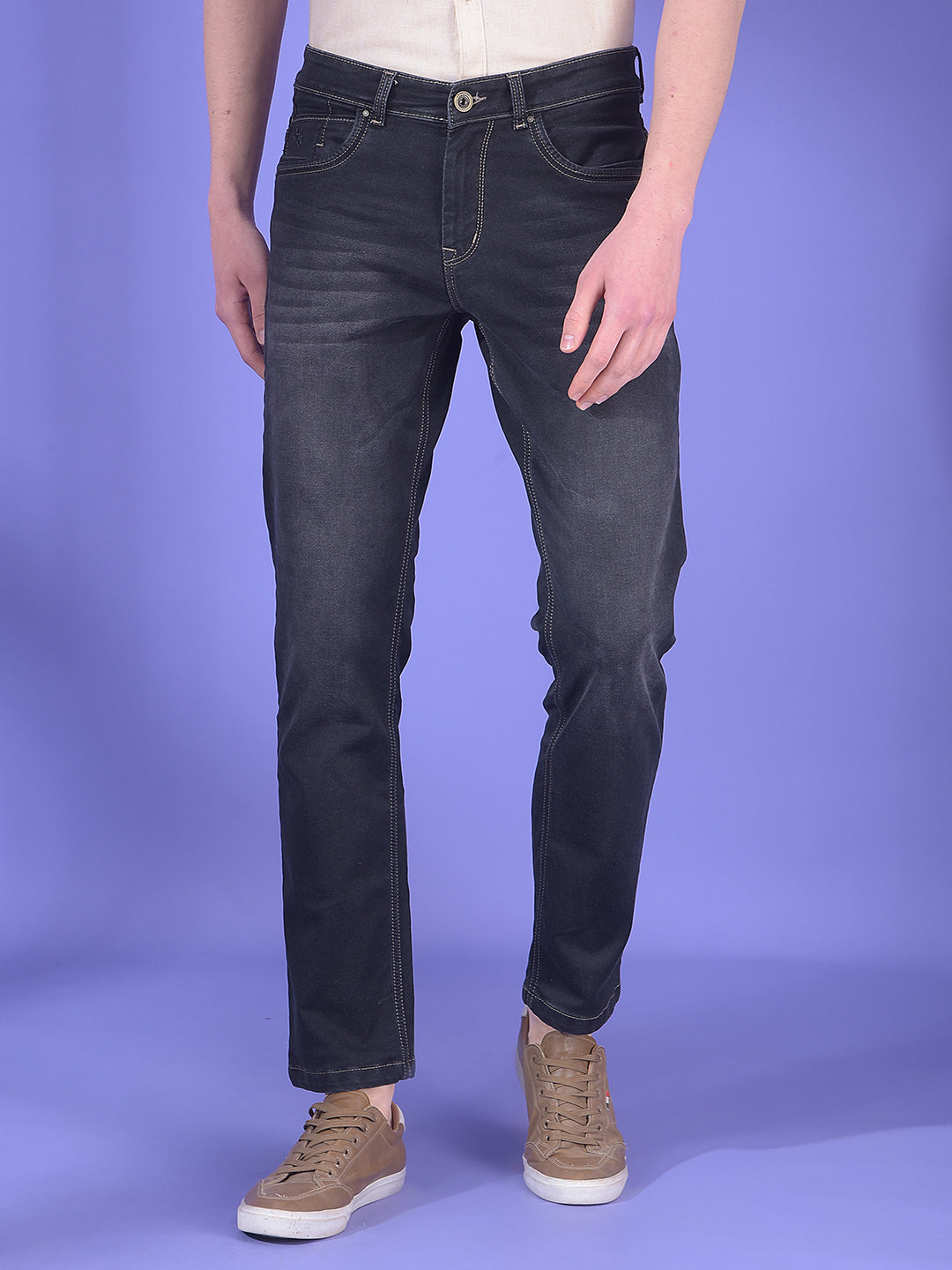 Slate Grey Stretch Jeans