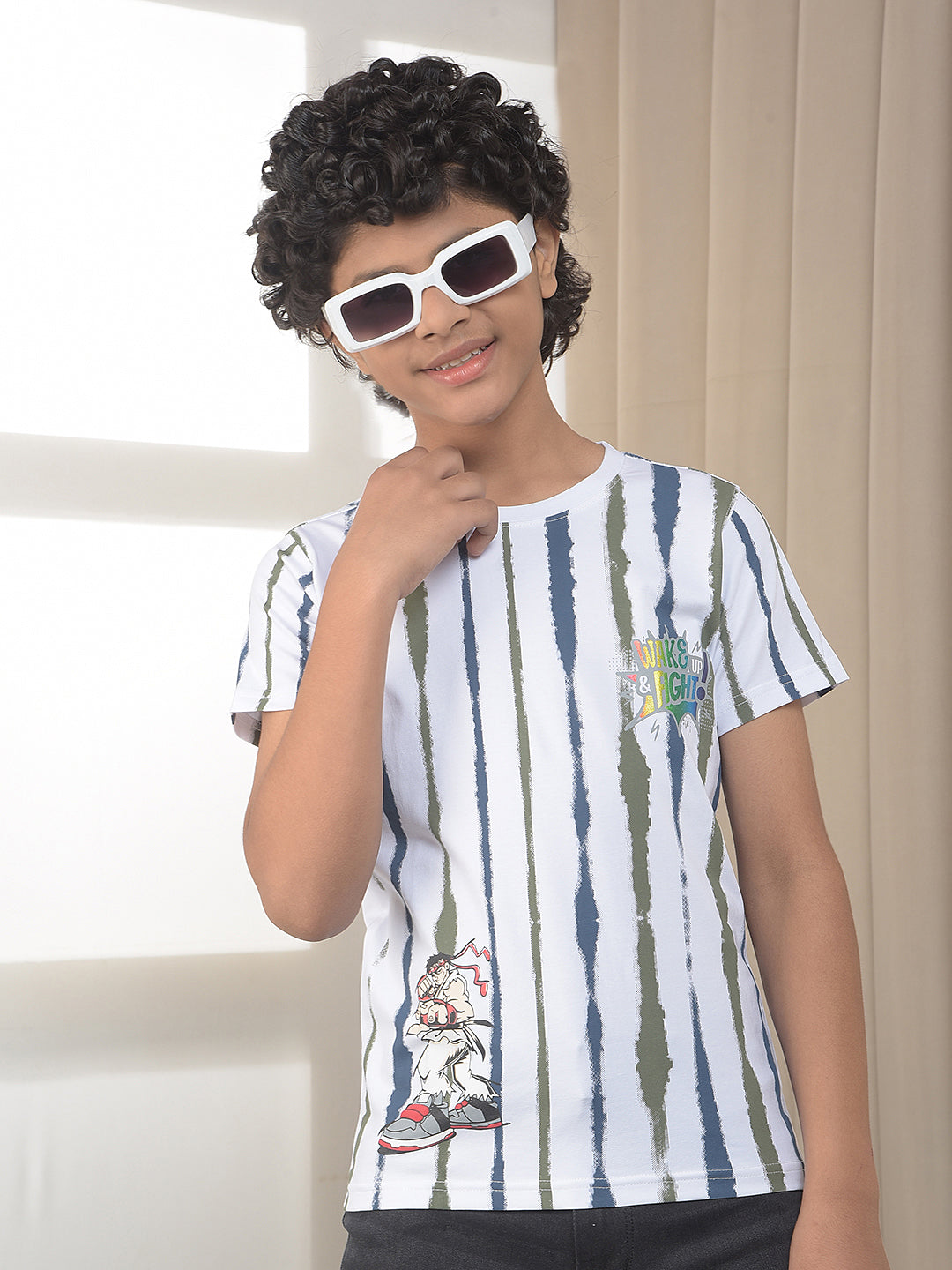 Blue Striped T-Shirt
