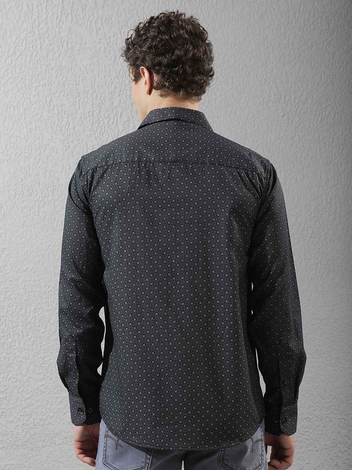 Black Polka Dots Shirt