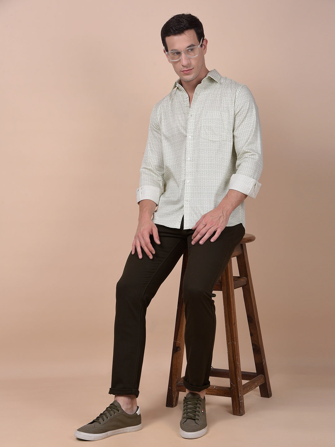 Sleek Silhouette Green Trousers