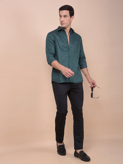 Classique Green Printed Shirt
