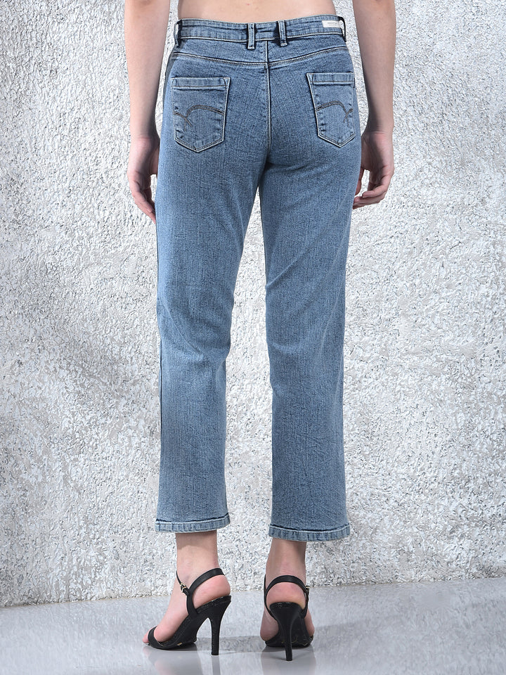 Icewash Vintage Straight Jeans
