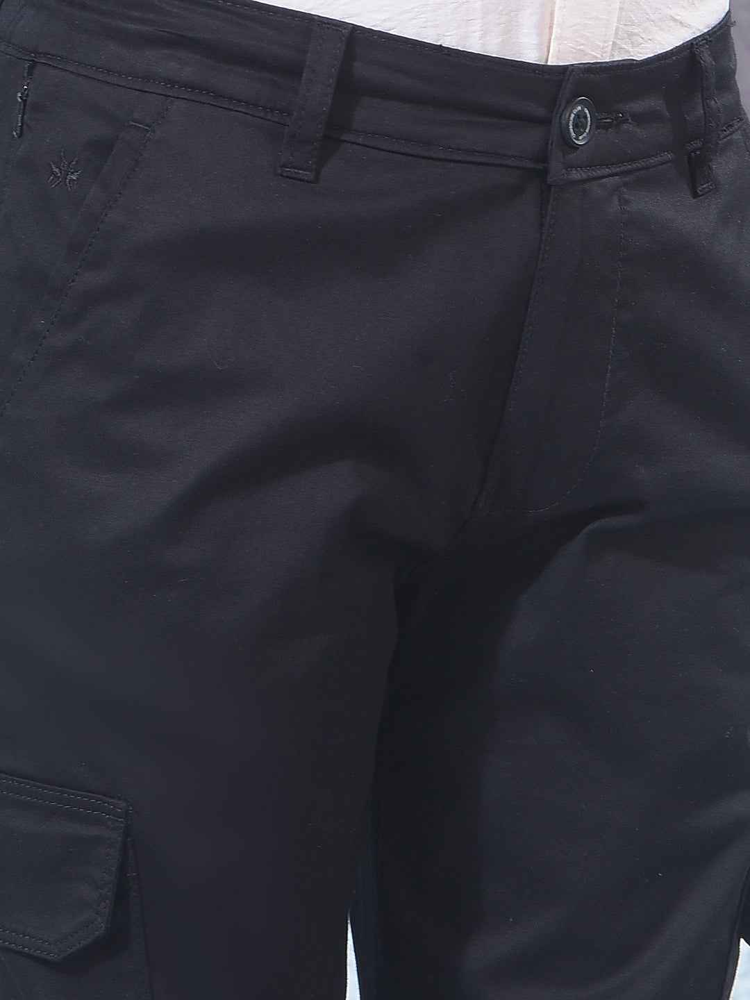 Black Cargo Trousers