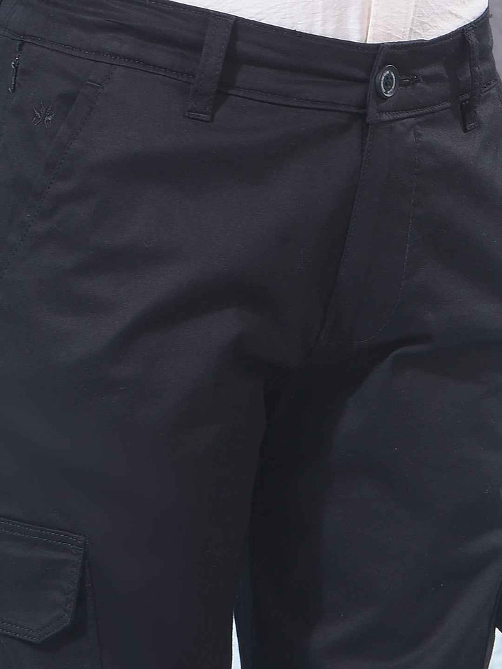 Black Cargo Trousers