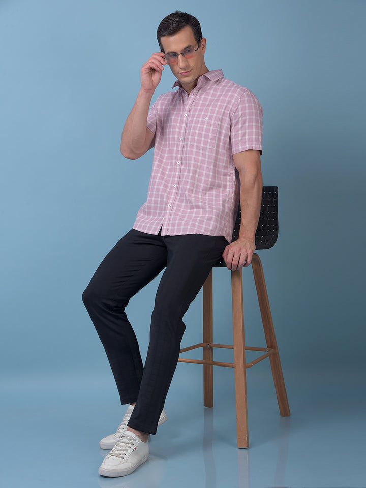 Classique Black Checked Trousers
