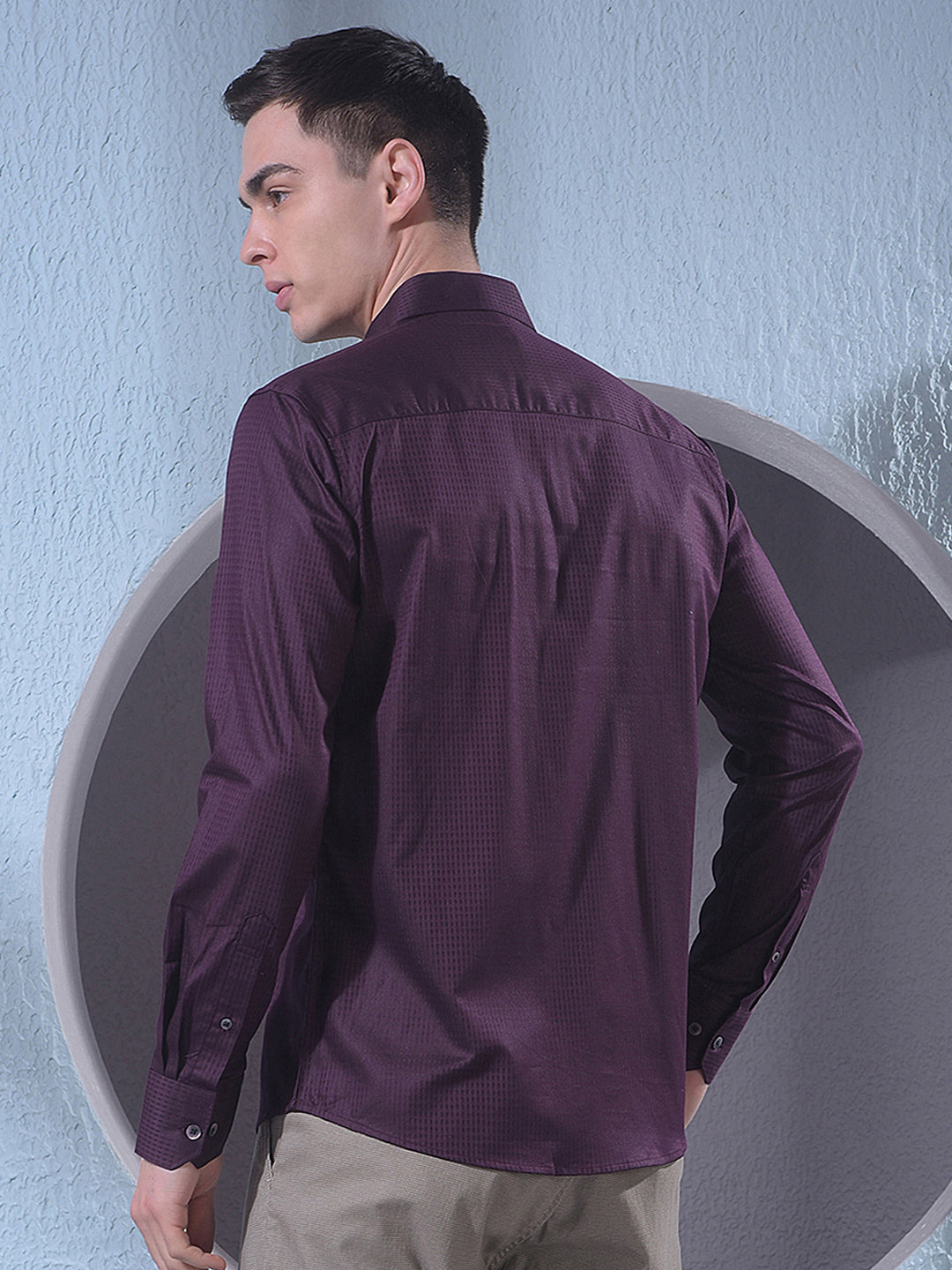 Rich Wine Casual Shirt