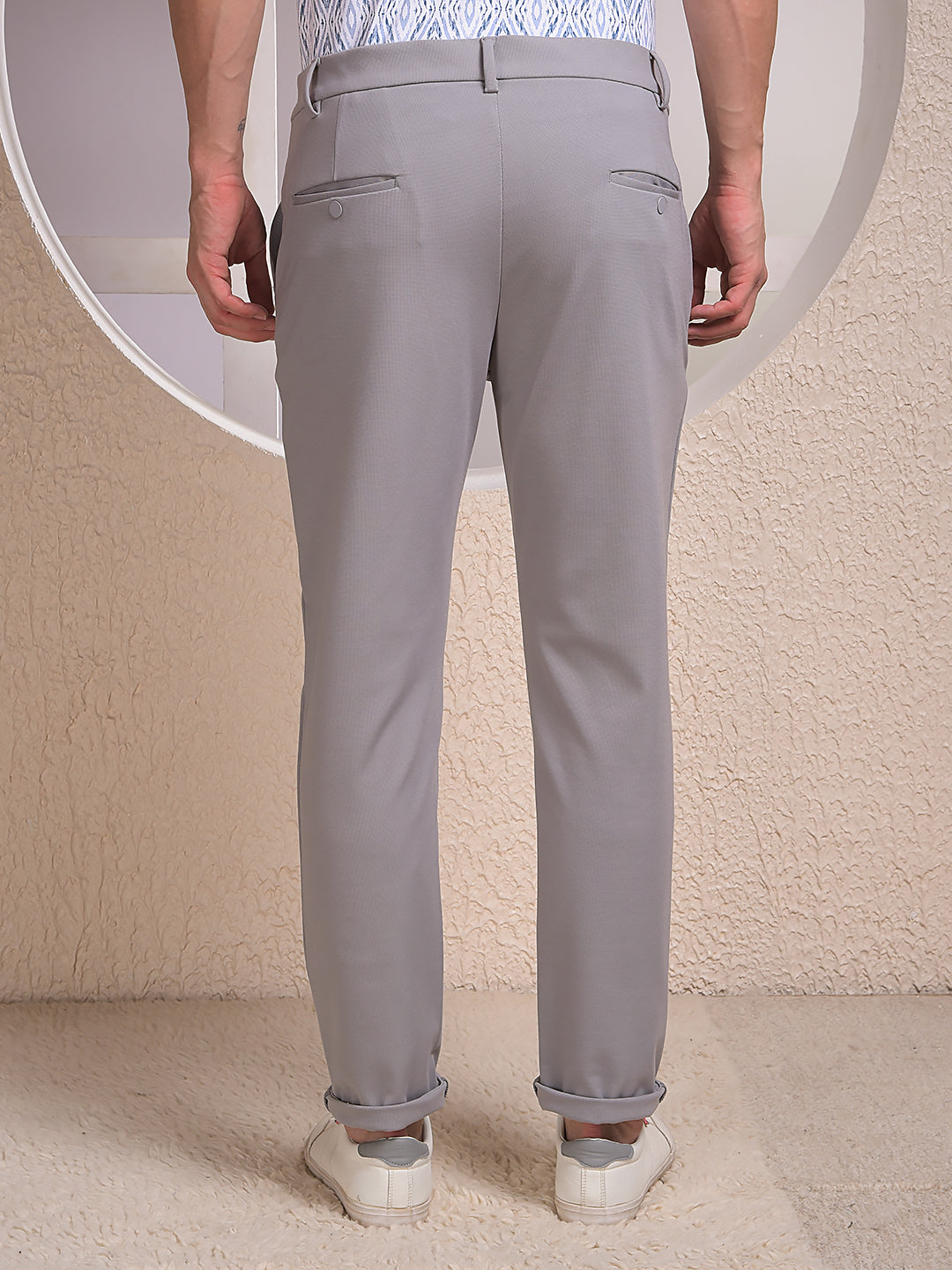 Grey Smart Trousers