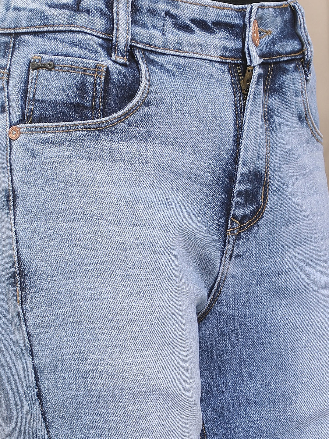 Modern Cobalt Blue Bootcut Jeans