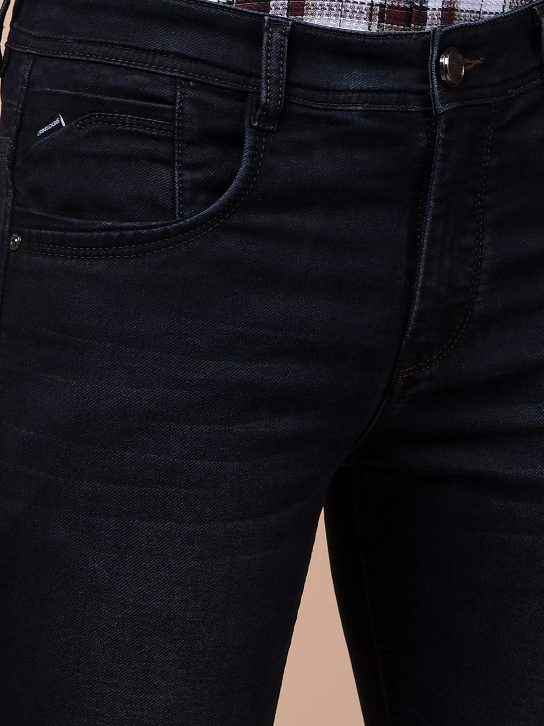 Sleek Silhouette Black Straight Jeans