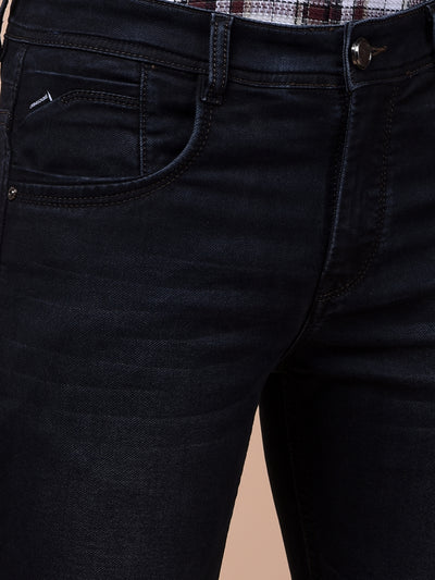 Sleek Silhouette Black Straight Jeans