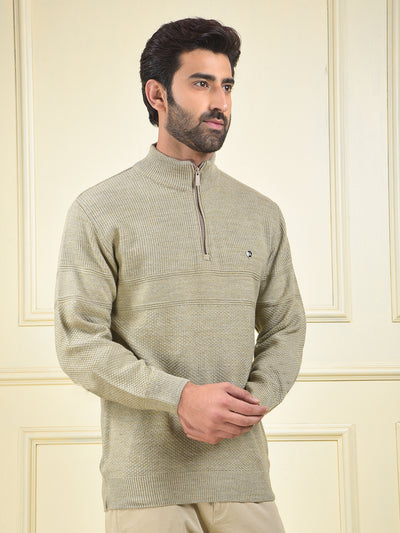 Lightweight Beige Knitted Sweater