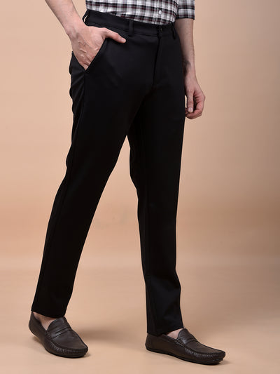Classique Black Knitted Trousers