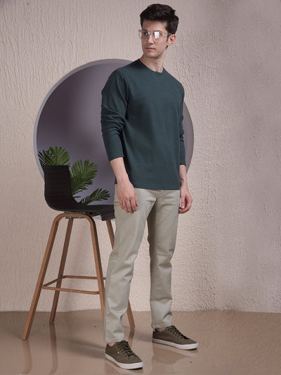 Green Printed Trousers