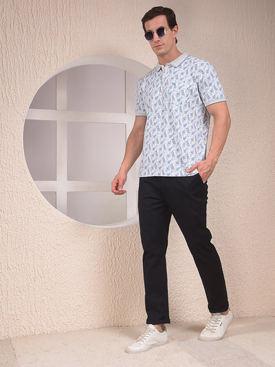 Metrofit Chinos Navy Blue Trousers