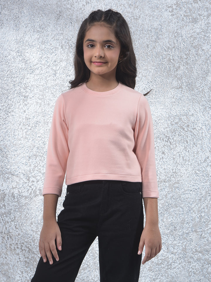 Modern Pink Knitted T-Shirt